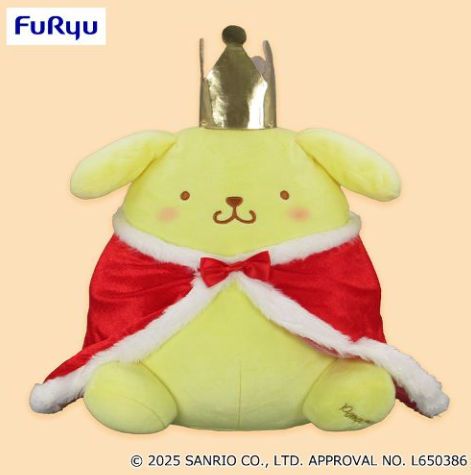 大セール‼️【新品・激レア】ポムポムプリン 25th アニバーサリー　ぬいぐるみ 2026/3/19入荷】ポムポムプリン 超超BIGぬいぐるみ 30thアニバーサリー